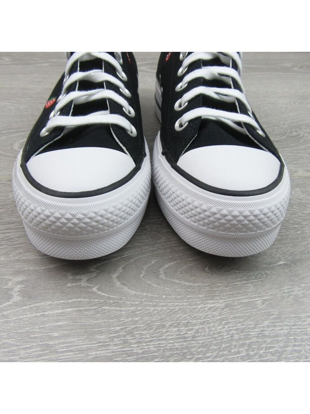 Converse CTAS Lift OX Strawberry Women's Size 7 Black White Sneakers NEW - Picture 5 of 14